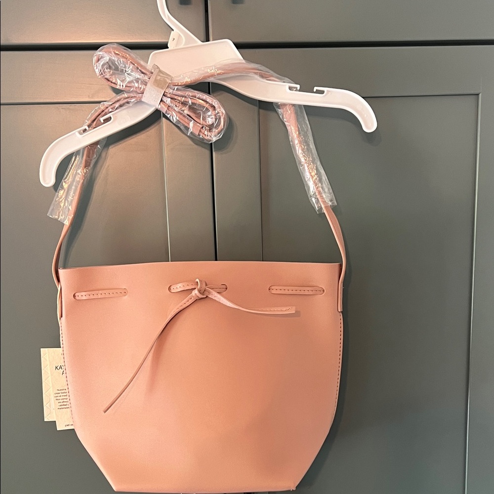 NWT Kayla+Ava Bucket Handbag Vegan Leather
